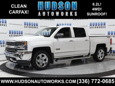 White 2018 Chevrolet Silverado 1500 LTZ Z71 for sale in Greensboro, NC