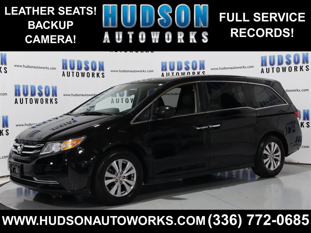 Black 2015 Honda Odyssey EX-L for sale in Greensboro, NC