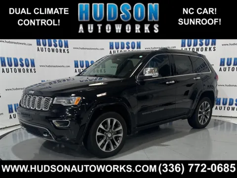 Black 2017 Jeep Grand Cherokee Overland for sale in Greensboro, NC
