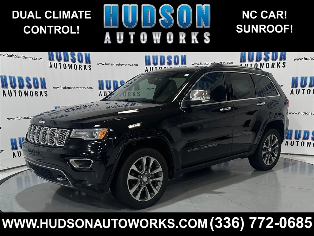 Black 2017 Jeep Grand Cherokee Overland for sale in Greensboro, NC