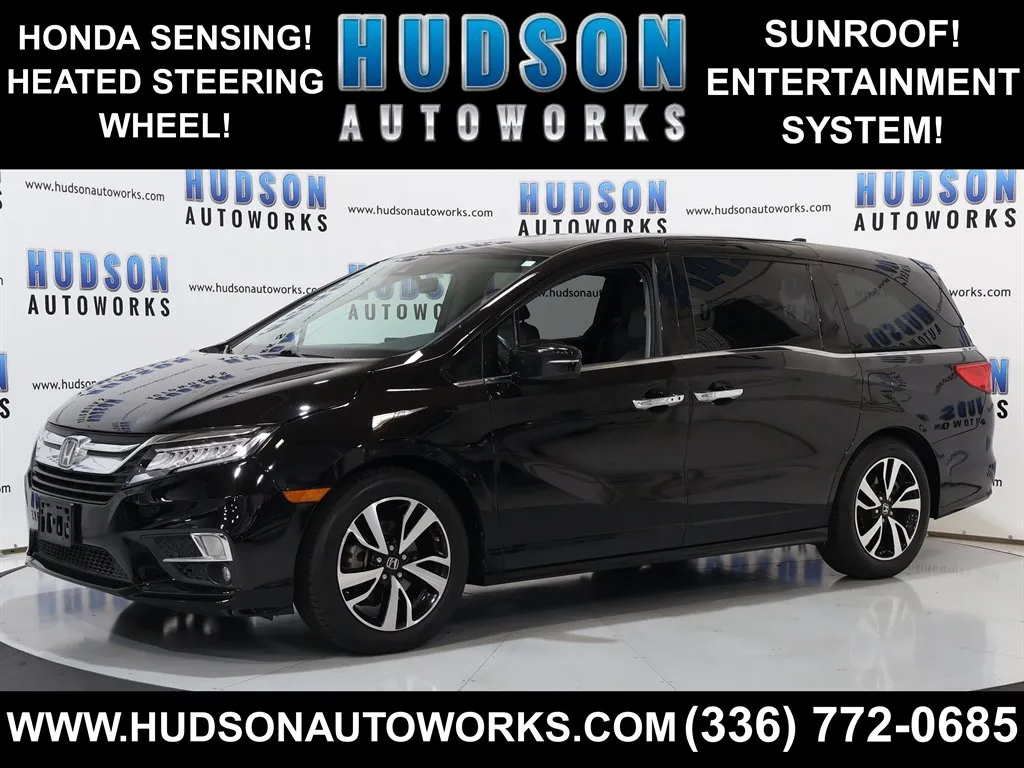 Black 2018 Honda Odyssey Elite for sale in Greensboro, NC