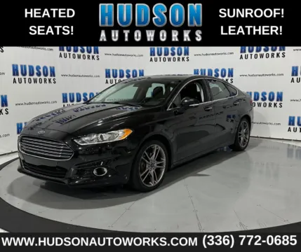 Black 2014 Ford Fusion Titanium for sale in Greensboro, NC