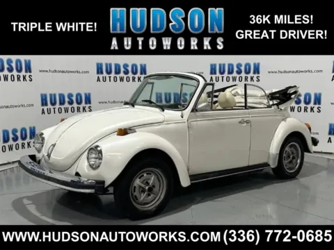 White 1978 Volkswagen Super Beetle Convertible for sale in Greensboro, NC