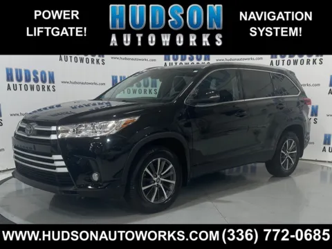 Black 2018 Toyota Highlander XLE for sale in Greensboro, NC