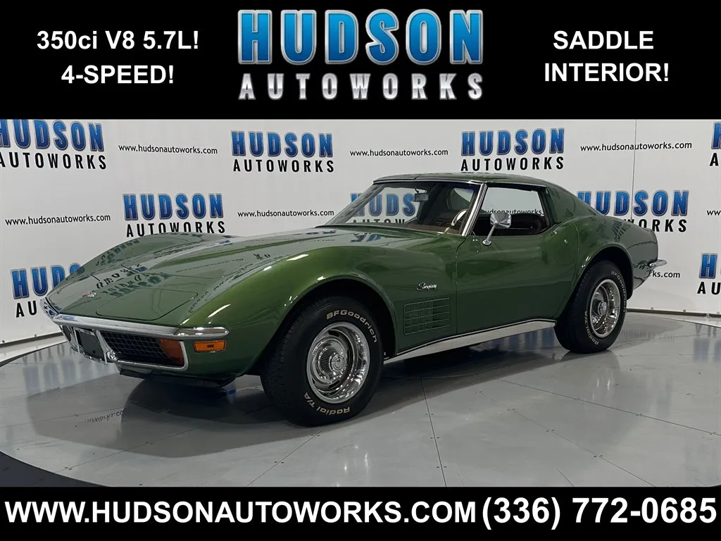 Green 1972 Chevrolet Corvette Coupe for sale in Greensboro, NC