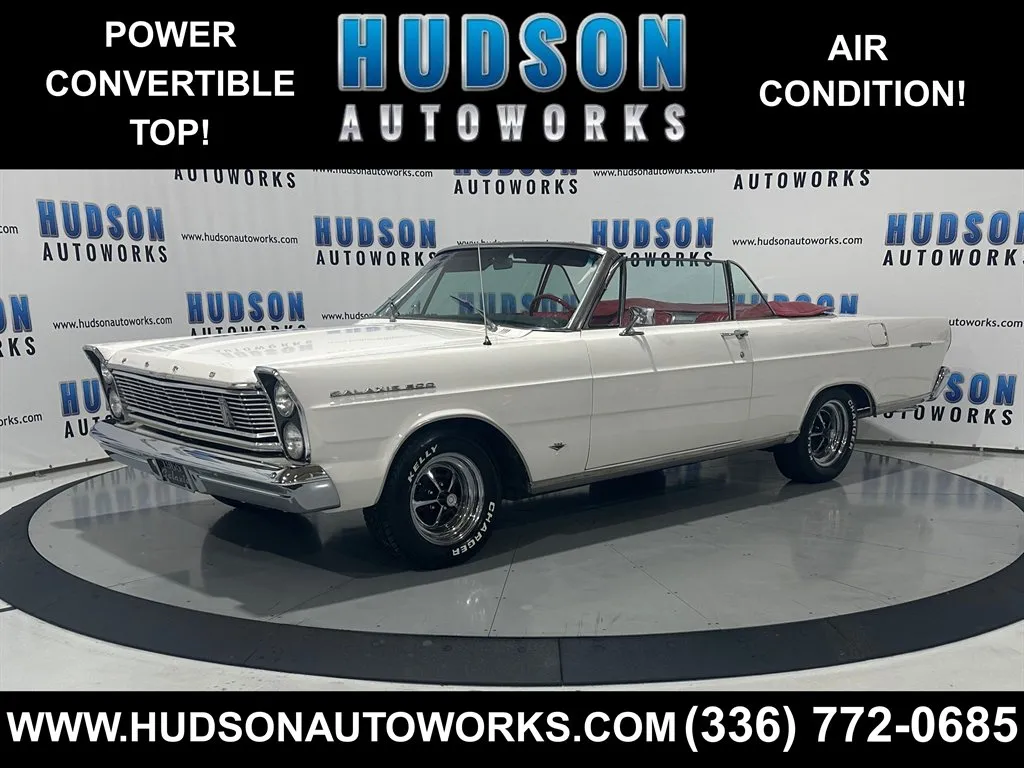 White 1965 Ford Galaxie Convertible for sale in Greensboro, NC
