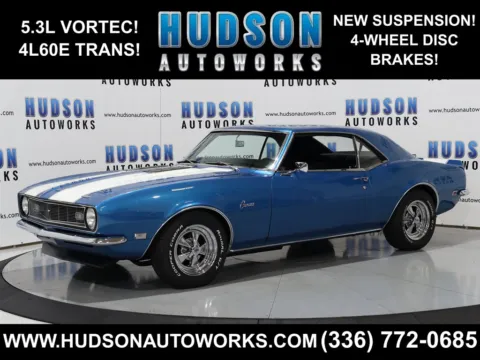 Blue 1968 Chevrolet Camaro for sale in Greensboro, NC