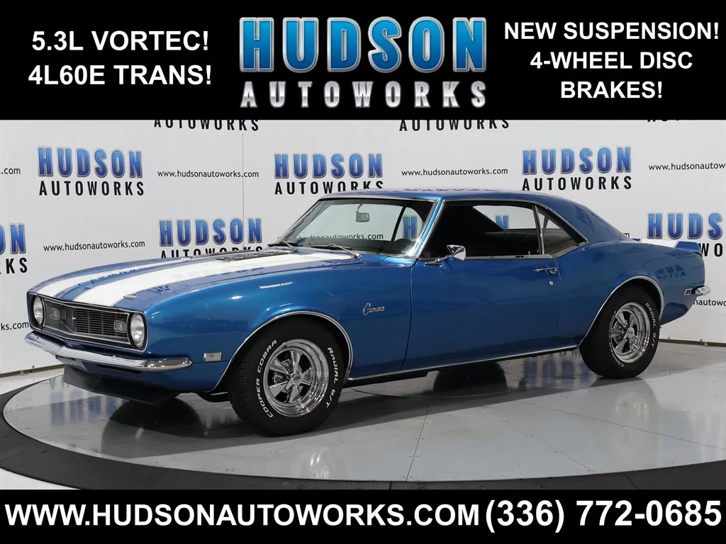 Blue 1968 Chevrolet Camaro for sale in Greensboro, NC