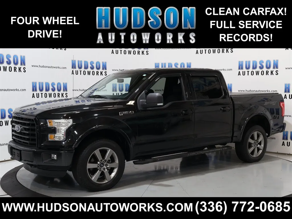 Black 2015 Ford F-150 XLT for sale in Greensboro, NC