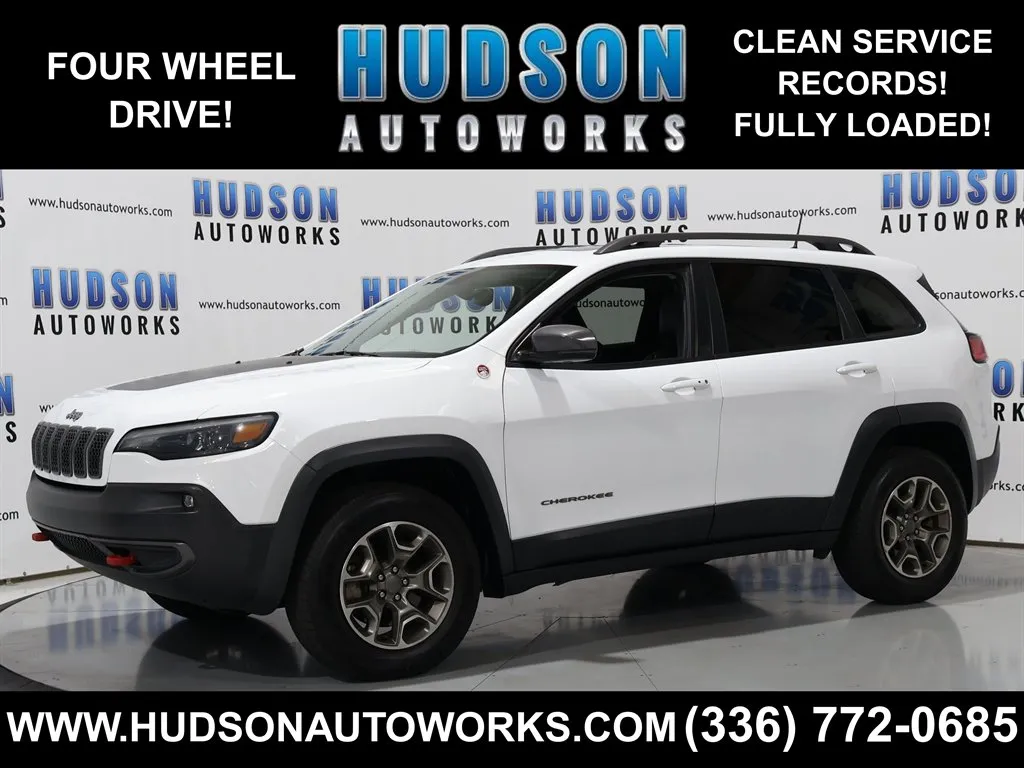 White 2020 Jeep Cherokee Trailhawk for sale in Greensboro, NC