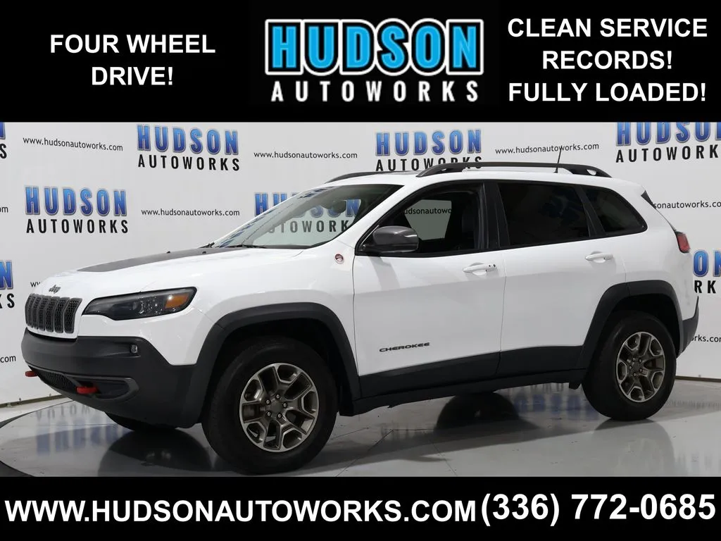 White 2020 Jeep Cherokee Trailhawk for sale in Greensboro, NC