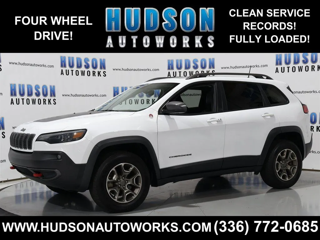 White 2020 Jeep Cherokee Trailhawk for sale in Greensboro, NC