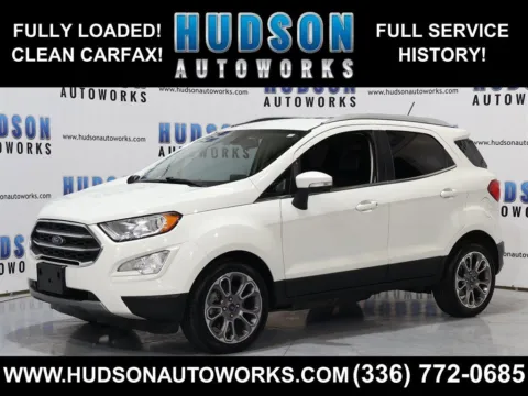 White 2019 Ford EcoSport Titanium for sale in Greensboro, NC