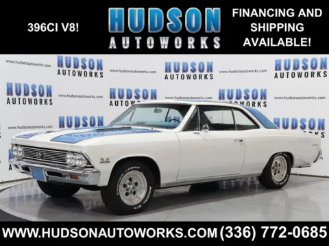 White 1966 Chevrolet Chevelle SS396 for sale in Greensboro, NC