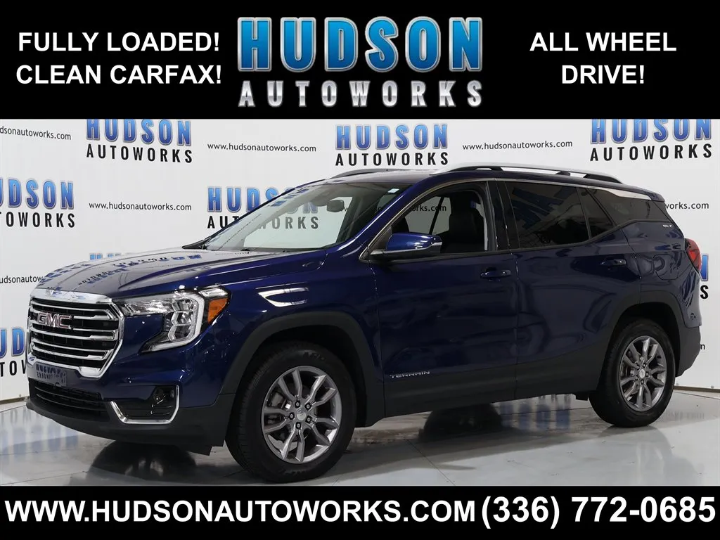 Blue 2023 GMC Terrain SLT for sale in Greensboro, NC