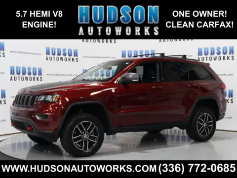 Red 2017 Jeep Grand Cherokee Trailhawk for sale in Greensboro, NC