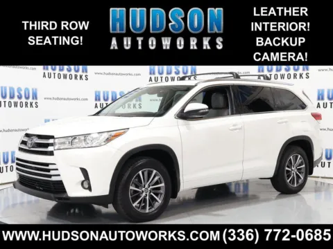 White 2017 Toyota Highlander XLE for sale in Greensboro, NC