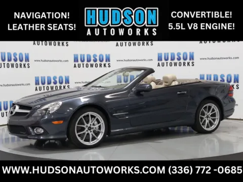 Blue 2009 Mercedes-Benz SL-Class SL 550 for sale in Greensboro, NC