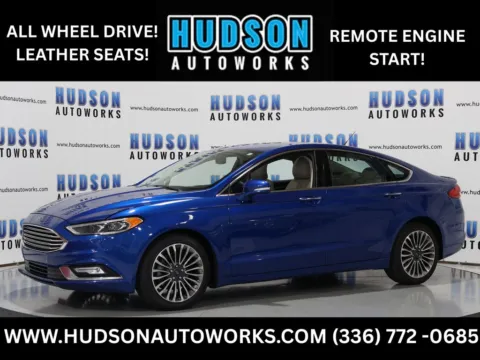 Blue 2018 Ford Fusion Titanium for sale in Greensboro, NC