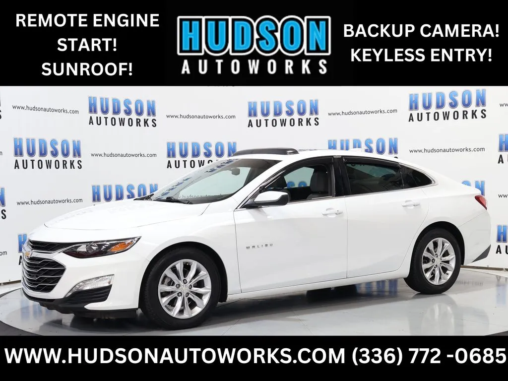 White 2021 Chevrolet Malibu LT for sale in Greensboro, NC