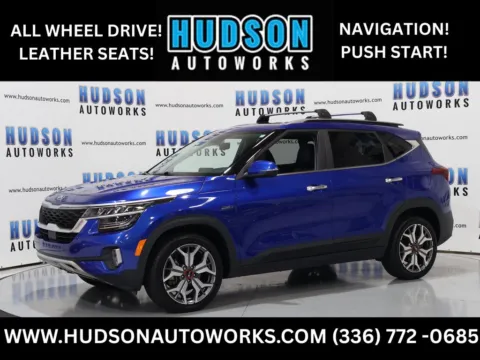 Blue 2021 Kia Seltos SX for sale in Greensboro, NC