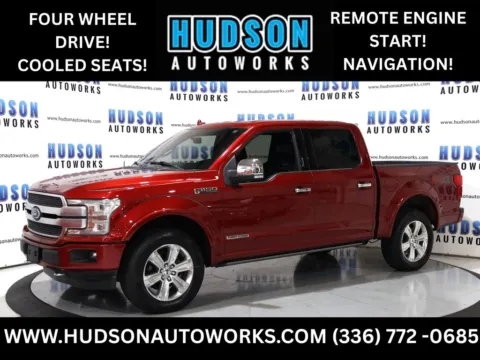 Red 2018 Ford F-150 Platinum for sale in Greensboro, NC