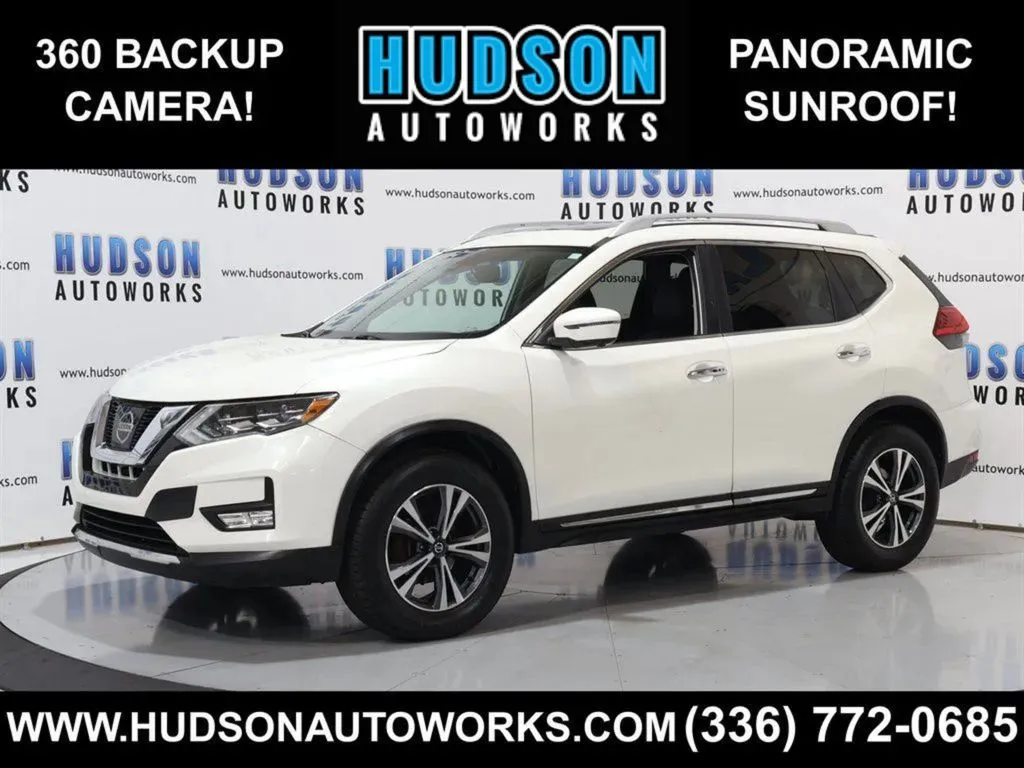 White 2017 Nissan Rogue SL for sale in Greensboro, NC