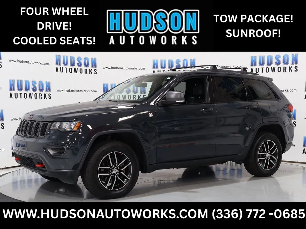 Gray 2017 Jeep Grand Cherokee Trailhawk for sale in Greensboro, NC