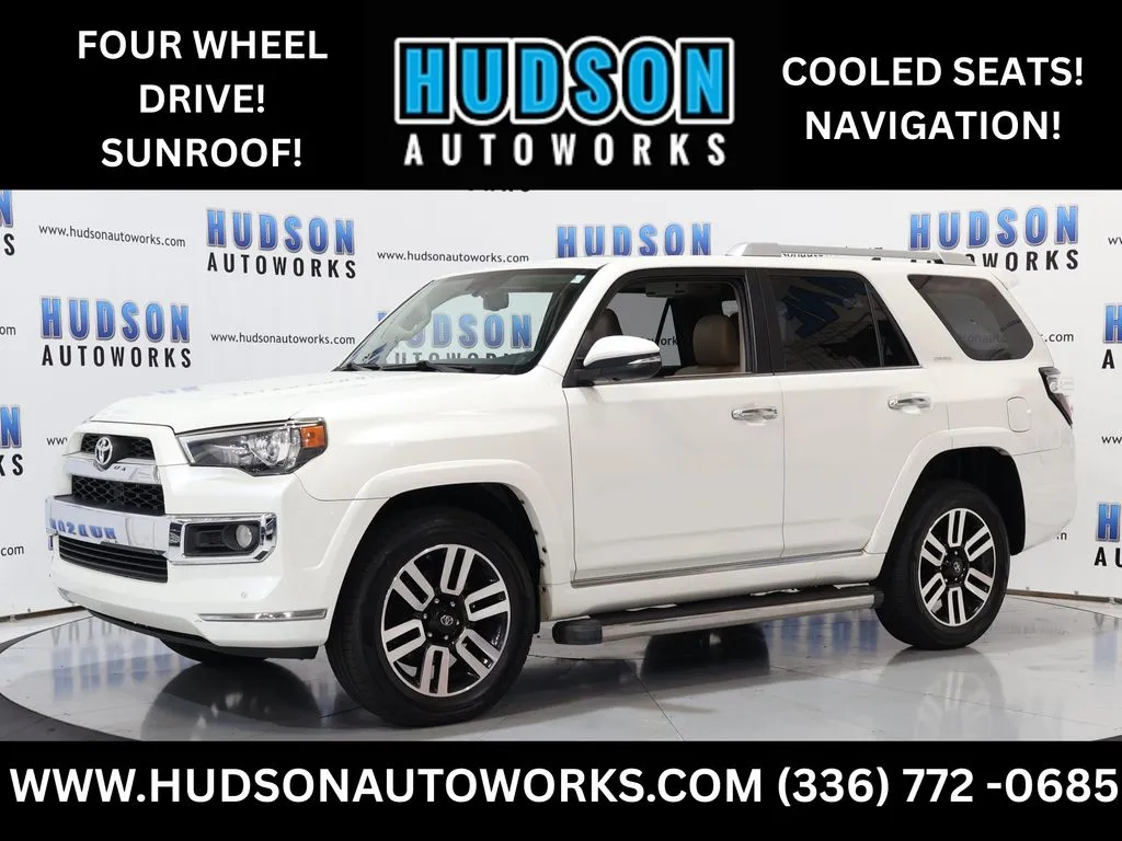 White 2016 Toyota 4Runner Limited for sale in Greensboro, NC