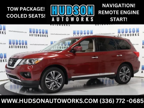 Red 2019 Nissan Pathfinder Platinum for sale in Greensboro, NC