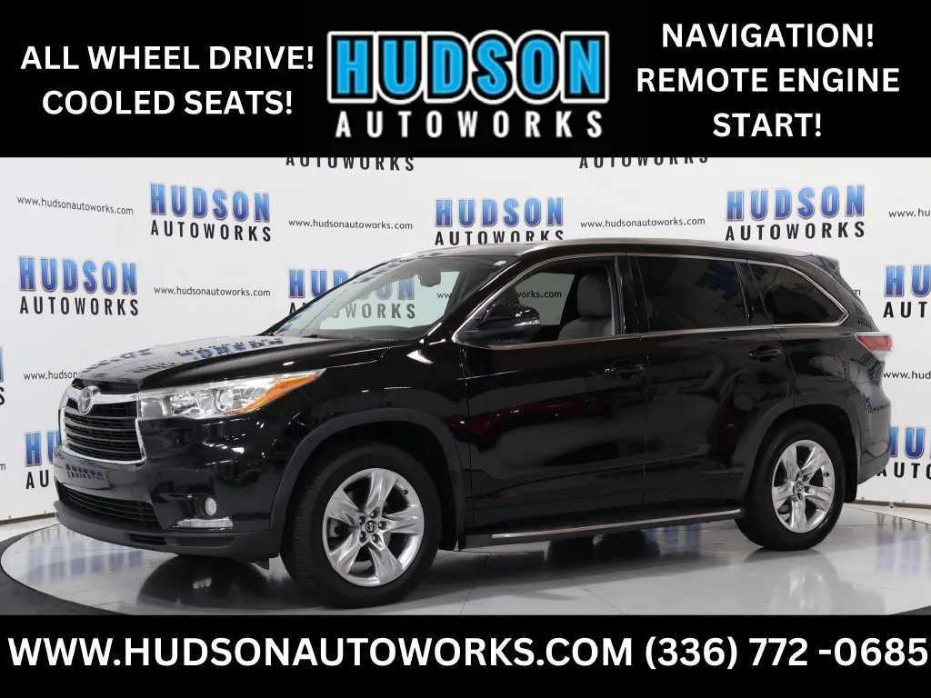 Black 2016 Toyota Highlander Limited Platinum V6 for sale in Greensboro, NC