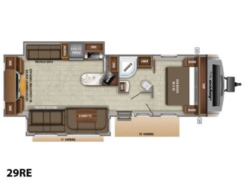 Photos of 2019 Jayco White Hawk 29RE for sale in Valley View, TX at Liberty Trail RV - Denton