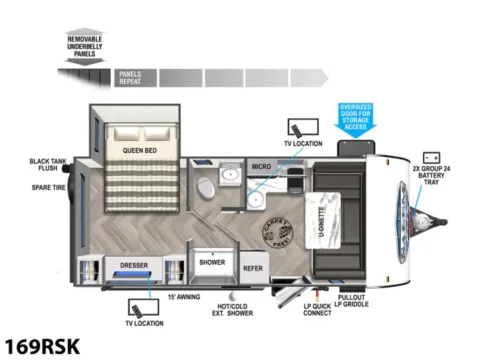 Photos of 2023 Forest River Salem Fsx 169RSK for sale in Valley View, TX at Liberty Trail RV - Denton