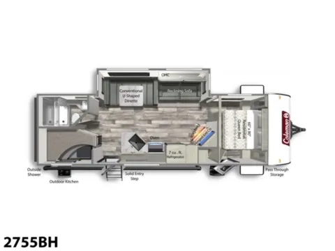 Photos of 2022 Dutchmen Coleman 2755BH for sale in Valley View, TX at Liberty Trail RV - Denton
