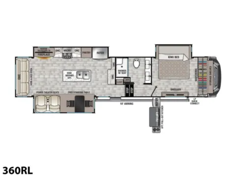 Photos of 2022 Forest River Cedar Creek 360RL for sale in Valley View, TX at Liberty Trail RV - Denton