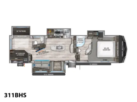 Photos of 2023 Grand Design Reflection 311BHS for sale in Valley View, TX at Liberty Trail RV - Denton