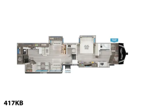 Photos of 2025 Grand Design Solitude 417KB for sale in Valley View, TX at Liberty Trail RV - Denton