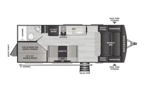 Another view of 2026 Keystone Passport 214BHC for sale in Valley View, TX at Liberty Trail RV - Denton