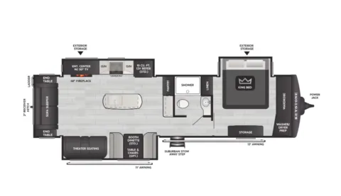 Another view of 2026 Keystone Outback 328RL for sale in Valley View, TX at Liberty Trail RV - Denton