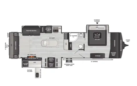 Another view of 2026 Keystone Outback 330RL for sale in Valley View, TX at Liberty Trail RV - Denton