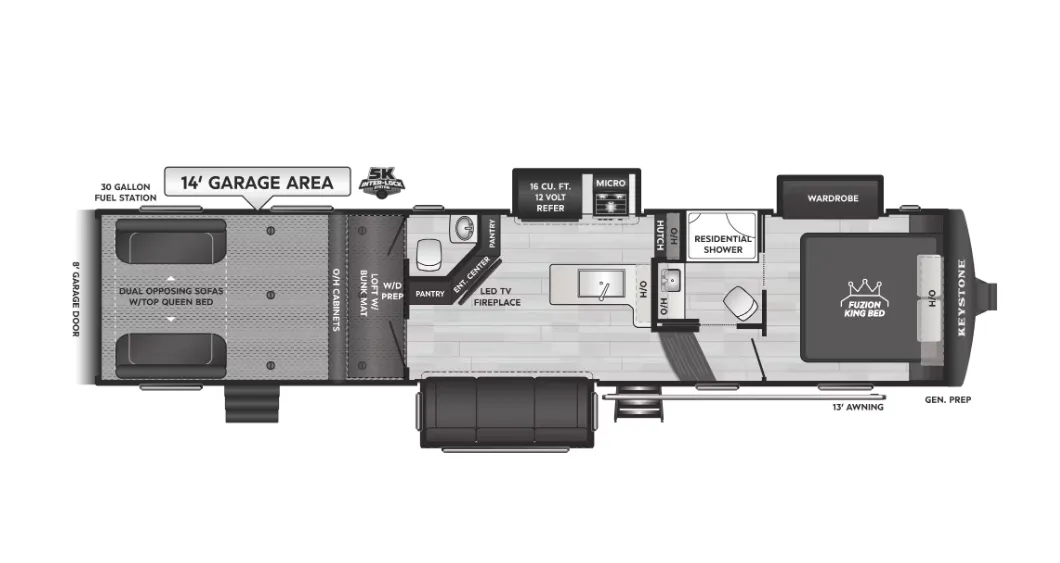 2026 Keystone Impact 367 for sale in Valley View, TX
