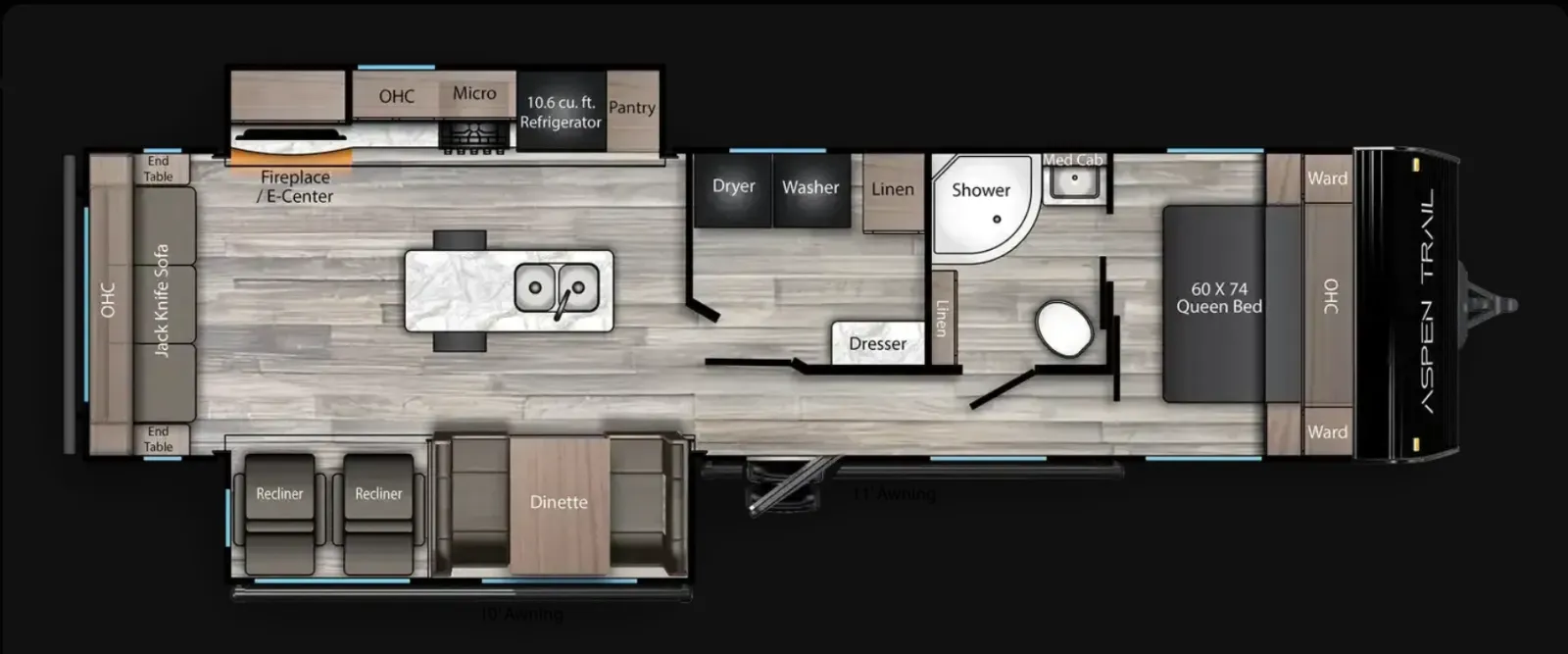 2026 Dutchmen Aspen Trail 3410RLL for sale in Valley View, TX