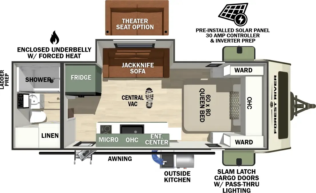 2026 Forest River No Boundaries 19.4 for sale in Valley View, TX