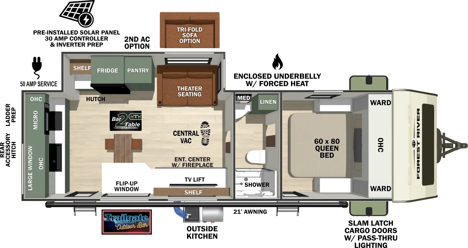 2026 Forest River No Boundaries 20.6 for sale in Valley View, TX