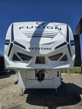 Photos of 2026 Keystone RV Fuzion 419 for sale in Valley View, TX at Liberty Trail RV - Denton