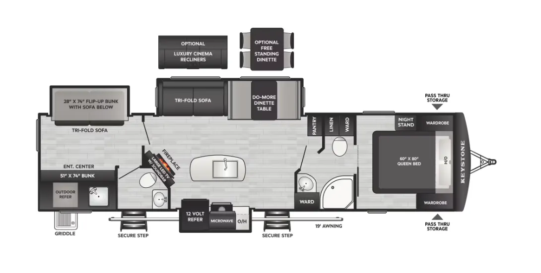 2026 Keystone Passport 3300BK for sale in Valley View, TX