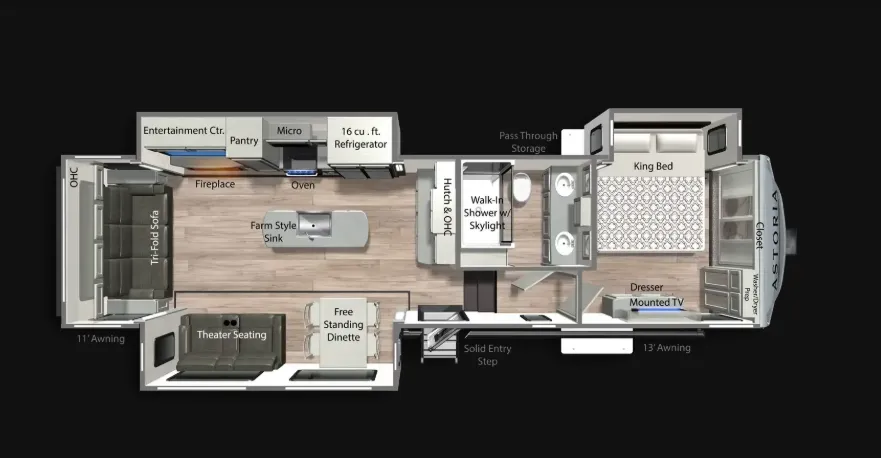 2026 Dutchmen Astoria 3173RLP for sale in Valley View, TX