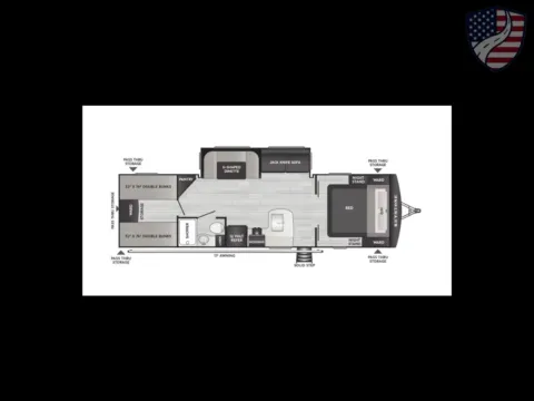 Another view of 2026 Keystone RV Passport 284QBC for sale in Valley View, TX at Liberty Trail RV - Denton