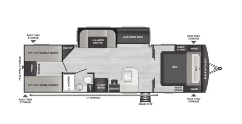 Photos of 2026 Keystone RV Passport 284QBC for sale in Valley View, TX at Liberty Trail RV - Denton