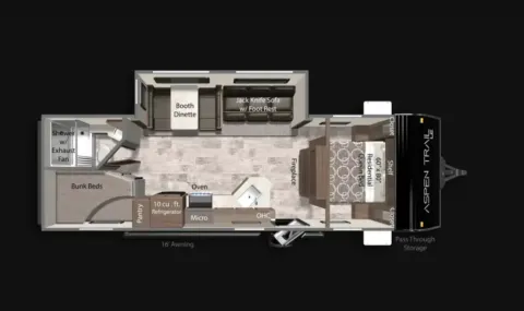 Another view of 2022 Dutchmen Aspen Trail 26BH for sale in Valley View, TX at Liberty Trail RV - Denton